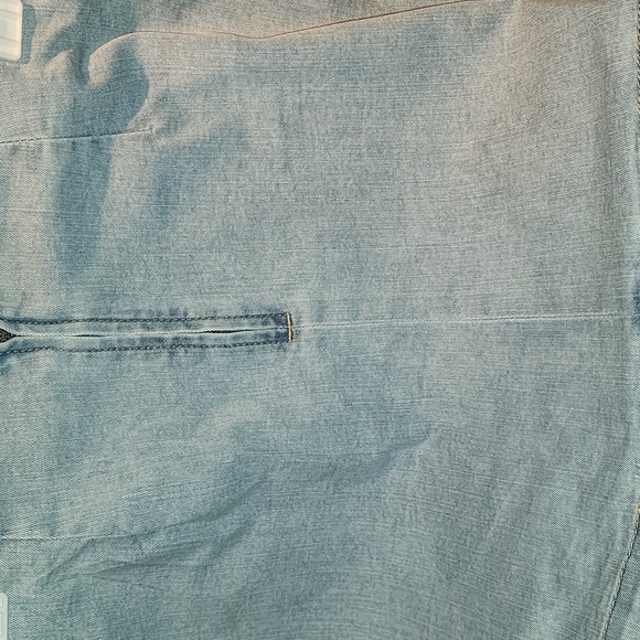 Women's Notch Front Seamed Denim Mini Skirt - Wild Fable Light Wash - Picture 4 of 4